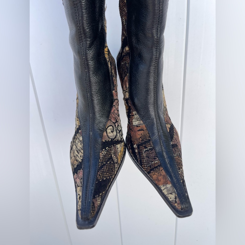 SOLD Viguevanos Italian Vintage Rare Boots EU 35 US Size 5/5 1/2 - Picture 5 of 15
